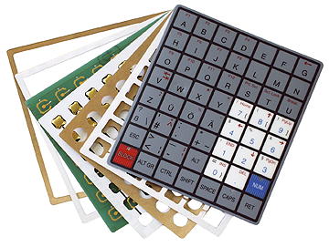 GeBE Picture Kundenspezifische Flacheingabe Tastaturen, OEM Folien, individuell maßgeschneidert