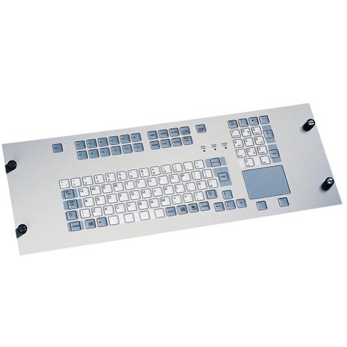 GeBE Picture KFT-104/105 19"/4HE Frontplatten Tastatur mit Touchpad zum Einbau, IP65, USB
