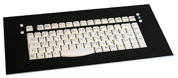 GeBE Picture KWD-86 Tastatur für 19" Anwendung in stabiler Frontplatte zum einbauen