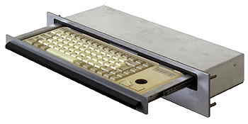 GeBE Picture KWG-19 Tastaturschublade 2HE 19'', geringe Einbautiefe 150 mm, optional abschließbar
