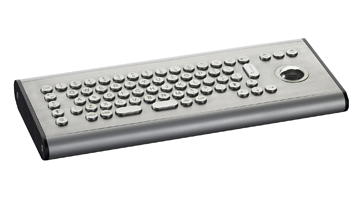 GeBE Picture KVD-62/86 Tisch Serie - PC Tastatur Edelstahl mit USB