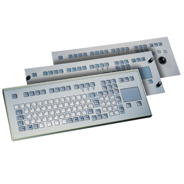 KFT-Serie, Folientastaturen, wasserfest mit Trackball, Touchpad, USB