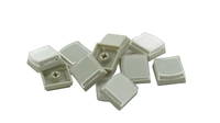 Einzeltaste in beige 10 Stück für X-Keys, XK-Tastaturen, Wechselkappen zum Austausch
