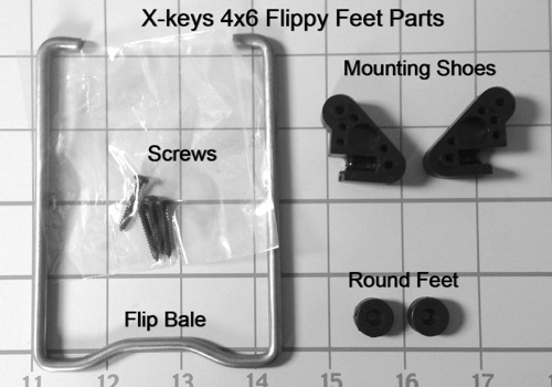 GeBE Picture 4x6 Flippy Feet für X-Keys (xkeys, XK)