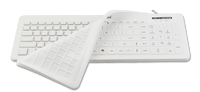 Hygienische Very Cool Flat Silikon Tastatur, desinfizierbar mit USB
